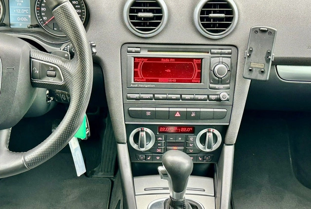 Audi A3 cena 28900 przebieg: 170178, rok produkcji 2009 z Kolno małe 232